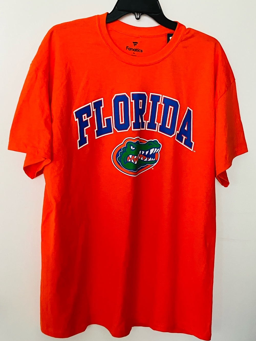 Fanatics Florida Gators Tee Shirt Men's Orange Short Sleeve Size L Cotton New